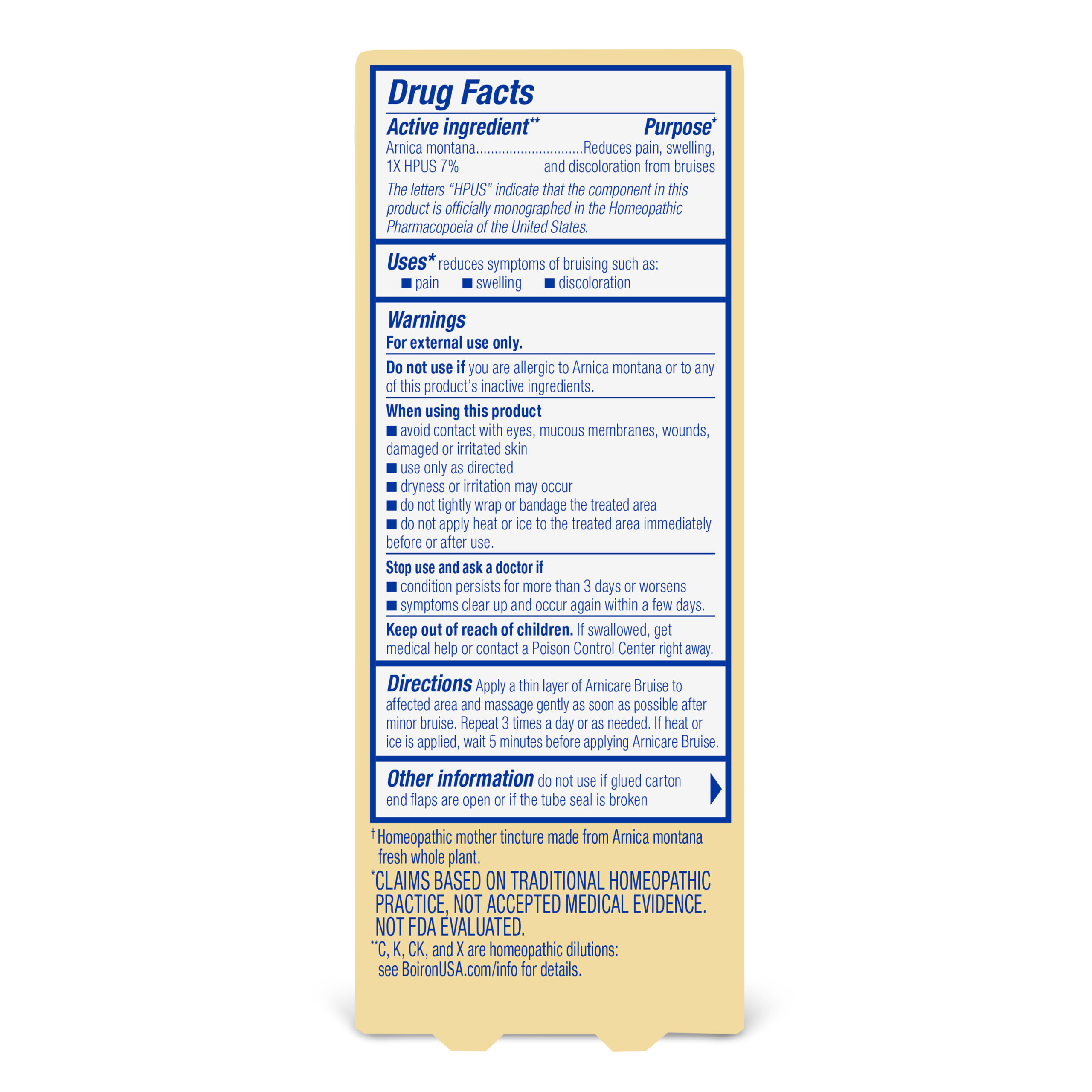Arnicare Arnica Gel Pain Relief - 1.5 oz. by Boiron (pack of 4) 