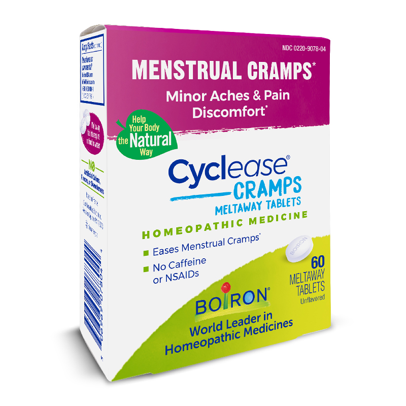 Boiron Cyclease Cramp Tablets, Homeopathic Medicine Menstrual Cramps, Minor  Aches & Pain, Discomfort, 60 Meltaway Tablets 