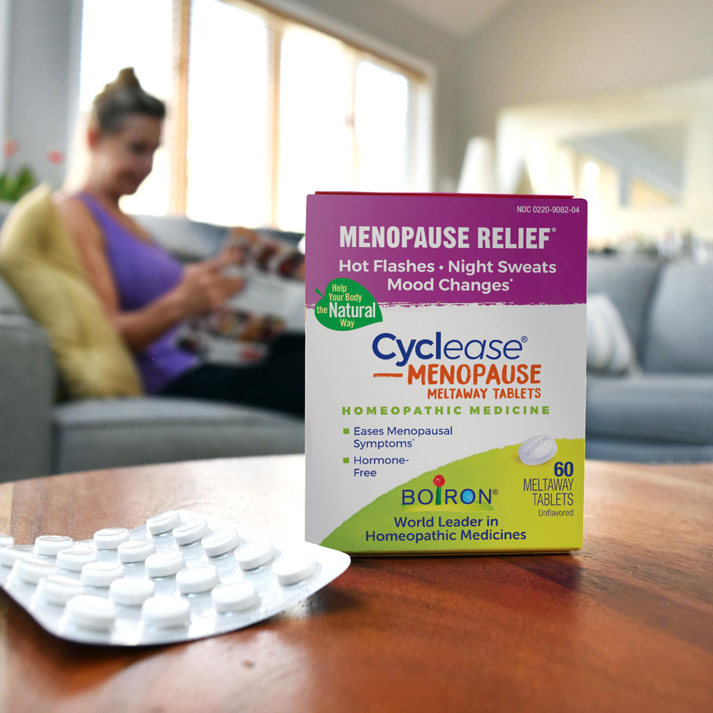  Boiron Cyclease Menopause Relief Tablets, White, 60