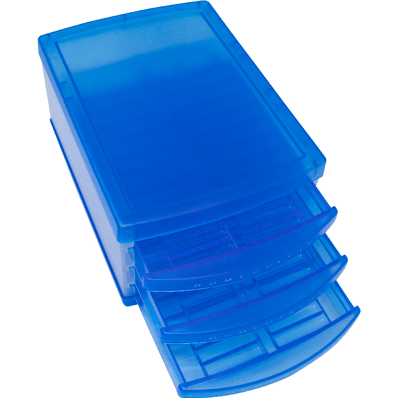 Blue Pouch for 10/40/90 Homeopathy Tubes Boiron Type Tube Storage Case  Travel Pharmacy Kit 